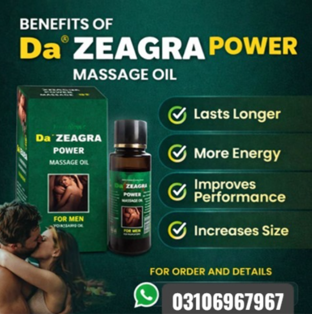 Da'ZEAGRA Elite Performance Oil – Premium Herbal Formula for Men